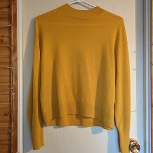 Everlane Cashmere Mustard Sweater